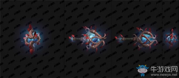 《魔獸世界》9.0熾藍仙野團本單手錘外觀預覽