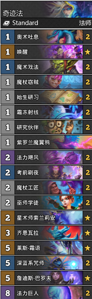 《爐石傳說》通靈學院奇跡法穩定卡組推薦