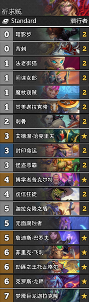 《爐石傳說》通靈學院祈求賊基礎卡組推薦