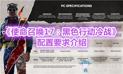 《使命召喚17：黑色行動(dòng)冷戰(zhàn)》配置要求介紹