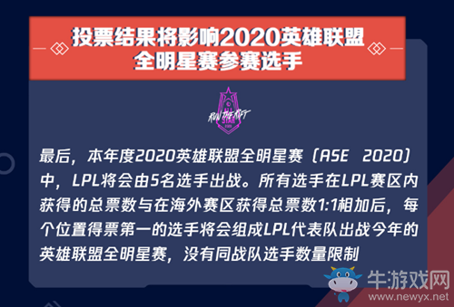 《LOL》2020LPL全明星周末選手投票活動(dòng)