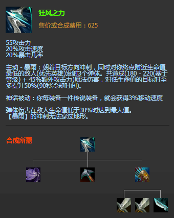 《LOL》S11神話裝備狂風(fēng)之力圖文介紹