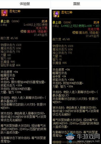 《DNF》混沌之種改動介紹