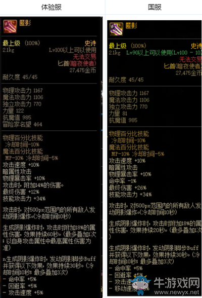 《DNF》匿影改動(dòng)介紹