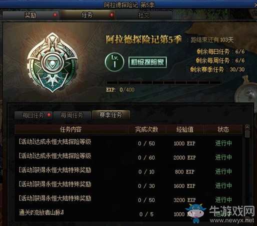 《DNF》阿拉德探險記第五季來襲 戰(zhàn)令更新