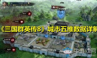 《三國群英傳8》城市五維數據詳解