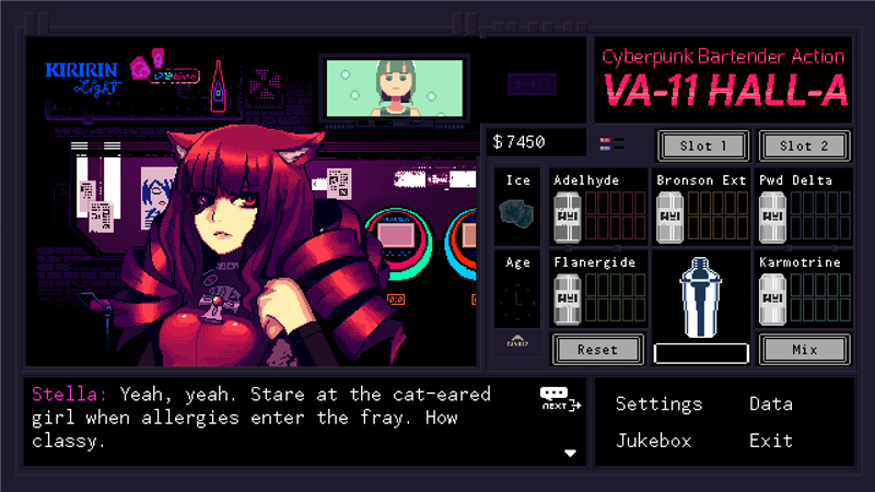 VA-11 Hall-A：赛博朋克酒保行动 steam版