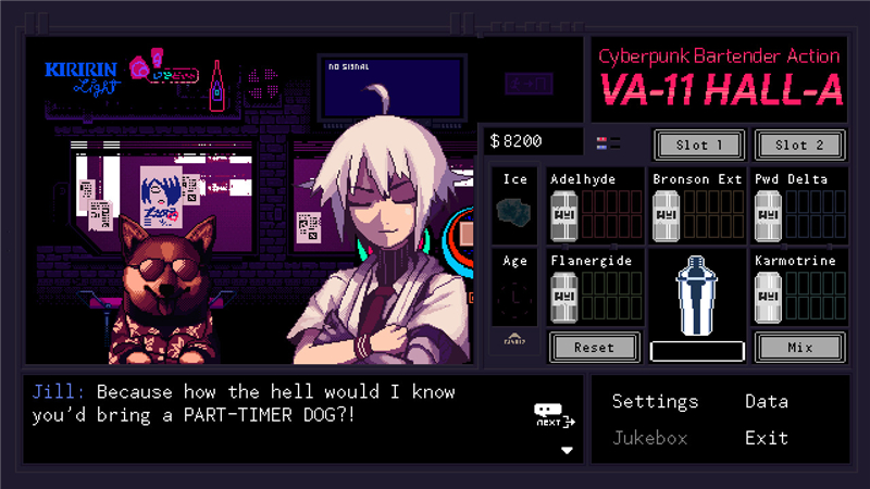 VA-11 Hall-A：赛博朋克酒保行动 steam版