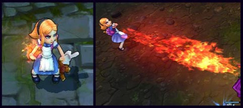 《LOL》黑暗之女 安妮皮膚大全