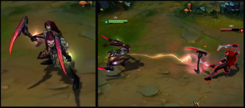 《LOL》離群之刺  阿卡麗皮膚大全