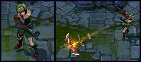 《LOL》皮城女警 凱特琳皮膚大全