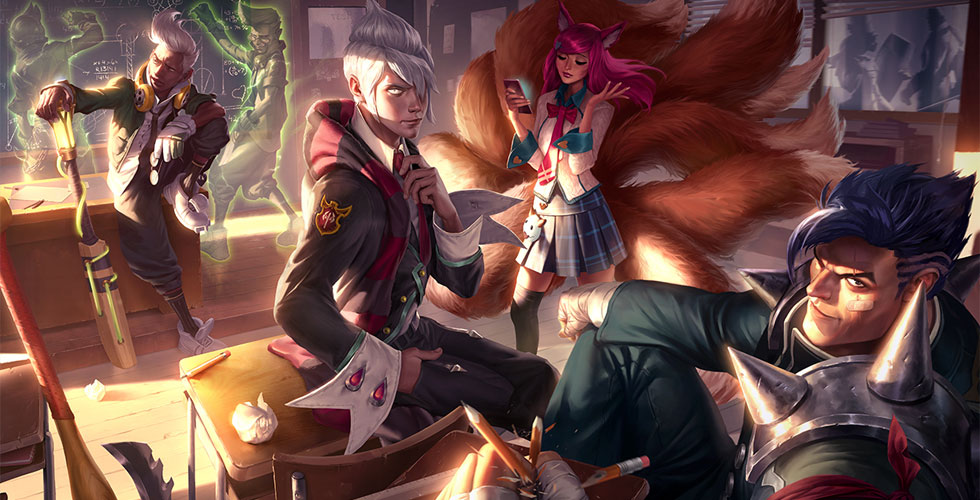 《LOL》九尾妖狐 阿貍皮膚大全