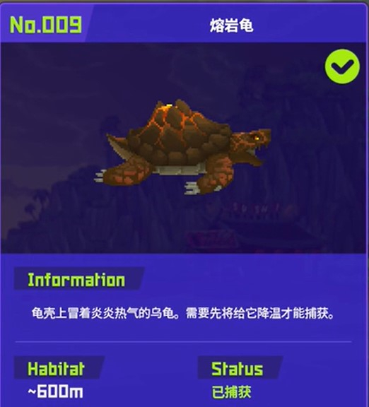 《潛水員戴夫》熔巖龜捕捉方法
