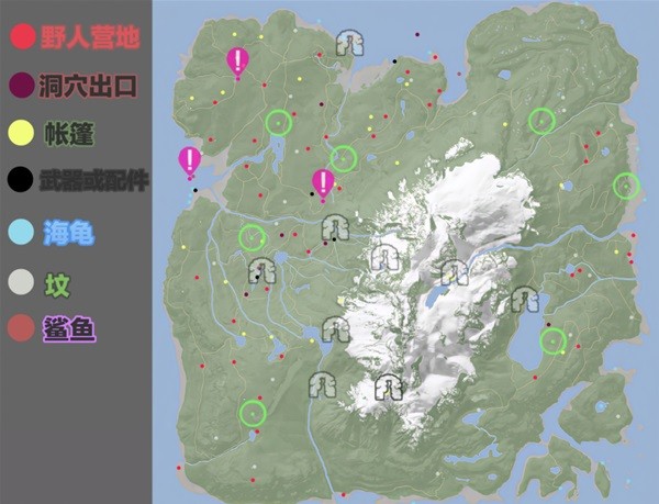 《森林之子》野人營(yíng)地位置一覽
