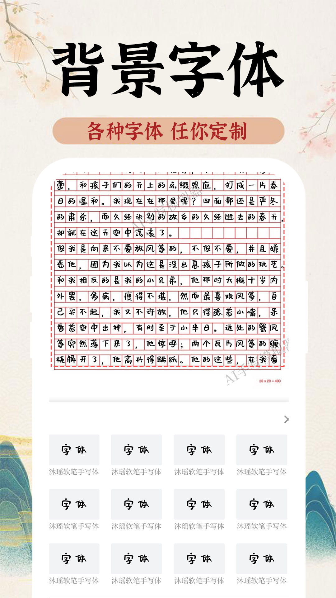 AI字迹模拟大师