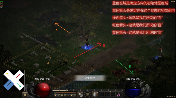 《暗黑破壞神2重置版》第一章全地圖迷宮走法攻略教學(xué)