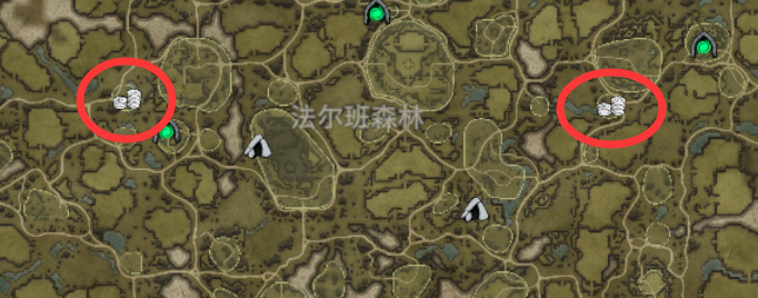 《夜族崛起》法爾班森林商人營(yíng)地位置一覽