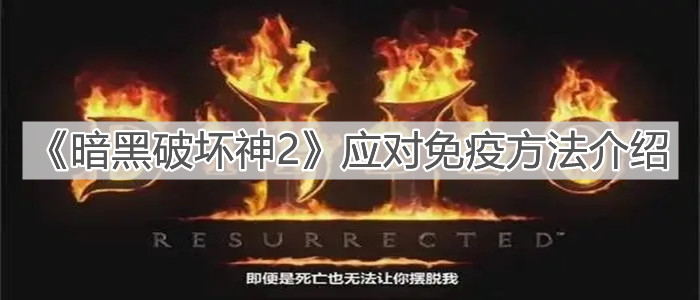     《暗黑破壞神2》應(yīng)對免疫方法介紹