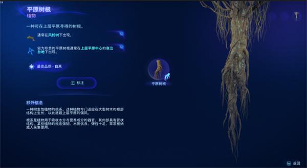 《阿凡達(dá)潘多拉邊境》平原樹根位置介紹
