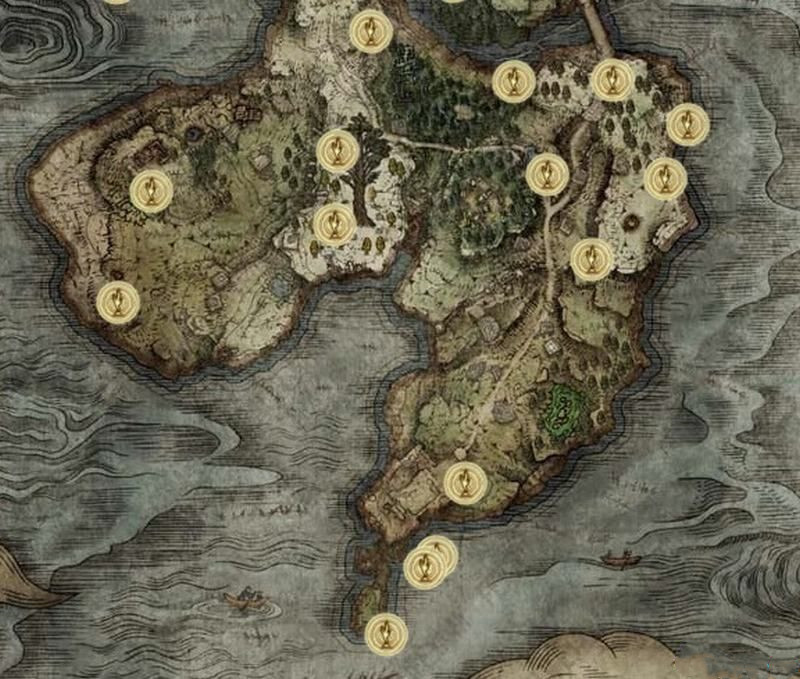 《艾爾登法環(huán)》游戲技巧及地圖碎片賜福點(diǎn)一覽