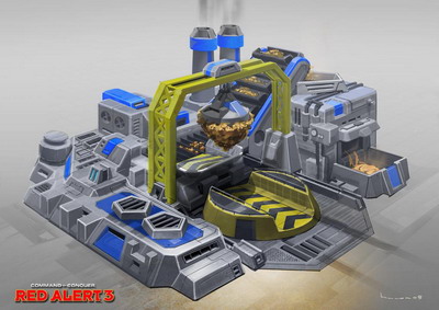 《紅色警戒3》單位介紹—盟軍采礦車