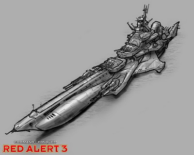 《紅色警戒3》單位介紹—幕府將軍戰(zhàn)列艦