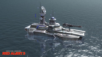 《紅色警戒3》單位介紹—突擊驅逐艦