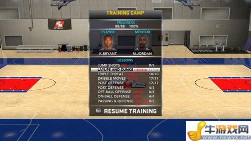 《NBA 2K12》訓練營體會 擺脫名人堂困擾