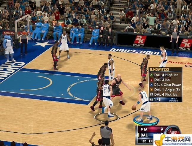 《NBA 2K12》各個位置戰術操作圖文攻略