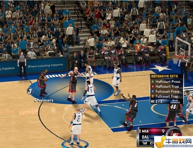 《NBA 2K12》各個位置戰術操作圖文攻略