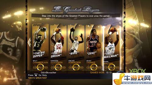《NBA 2K12》穿越時空，傳奇再現(xiàn)游戲心得