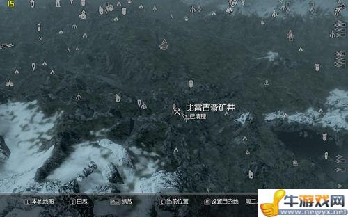 《上古卷軸5：天際》全種類礦洞采集圖