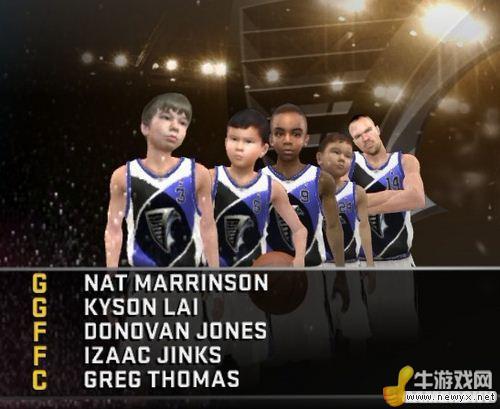 《NBA 2K12》中國女籃 兒童球隊隱藏代碼全表