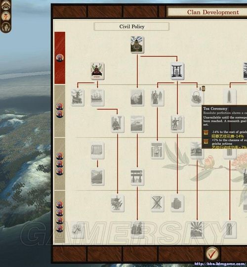 《幕府將軍2：武家之殤》科技樹個(gè)人粗略翻譯