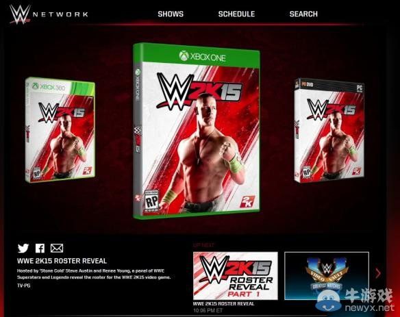 男人之间的战斗!《WWE 2K15》公布