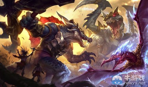 《LOL》4日PBE：恐龙皮肤原画公布 UI界面改动