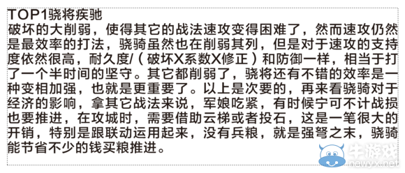 《三國志13》1.05版戰(zhàn)法排名一覽