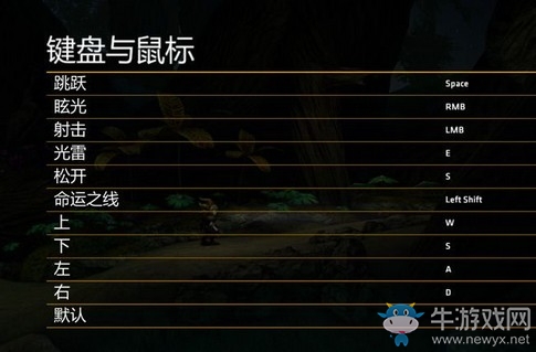 《眩光》鍵盤操作介紹
